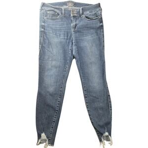 Torrid Women's Feel The Fit Jegging Blue Denim Super Soft Jeans Size 14 R #228